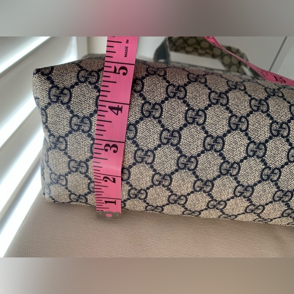 Gucci Web Loop GG Coated Canvas Tote, Made in Italy.  Dust bag included. - Picture 14 of 16